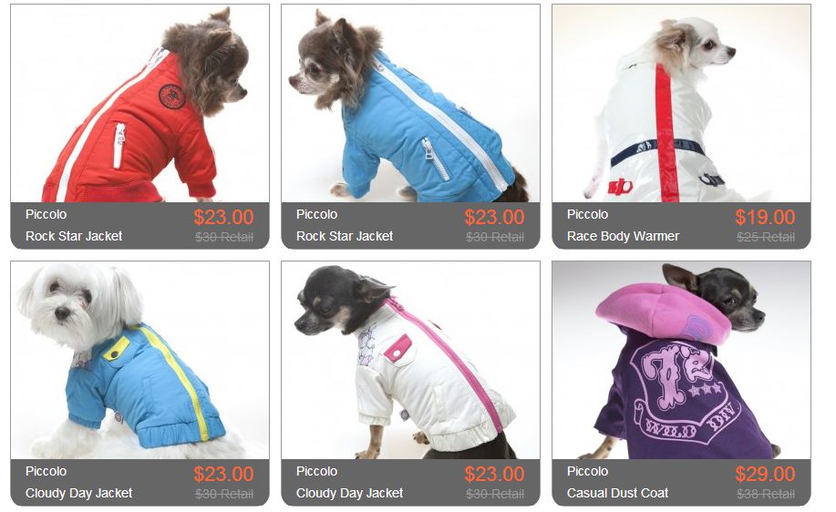 LeLePets - Piccolo Designer Dogwear - Fashion Friday - Dog Clothes