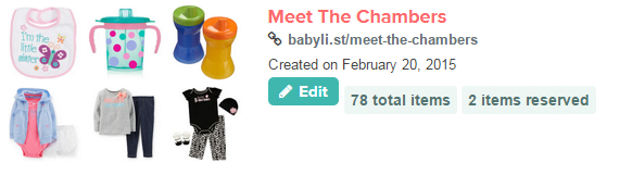 Meet The Chambers BabyList