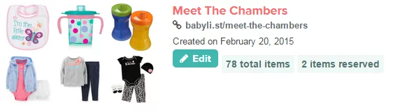 Meet The Chambers BabyList
