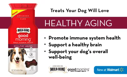 Milk-Bone Good Morning Healthy Aging - ComeWagAlong.com