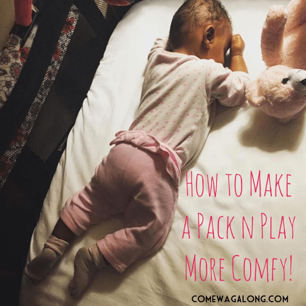 Pack ‘N Play More Comfortable DIY Come Wag Along