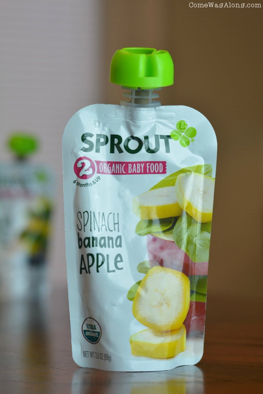 New Sprout Pouch Flavors - Spinach Banana Apple
