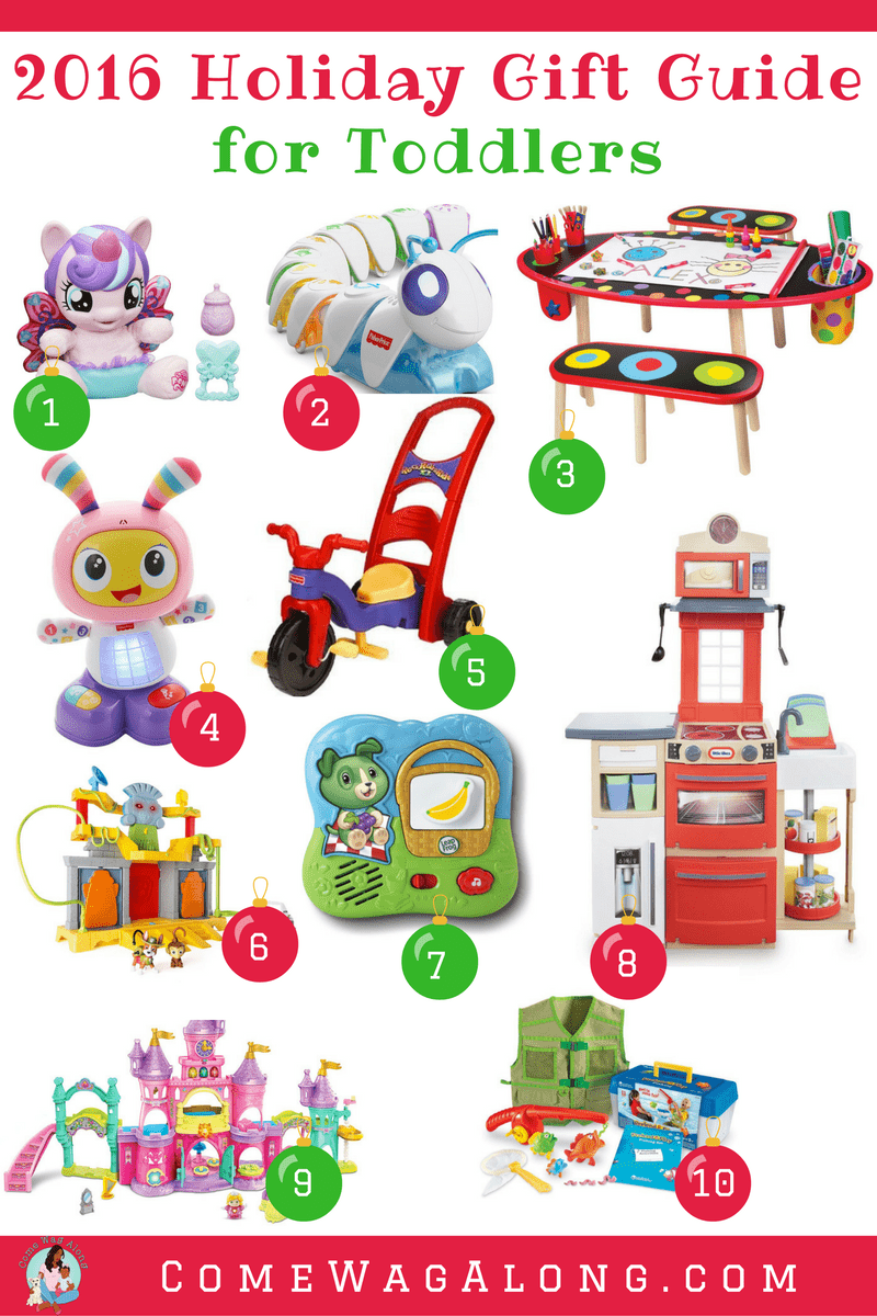 Holiday Gift Guide for Toddlers - ComeWagAlong.com