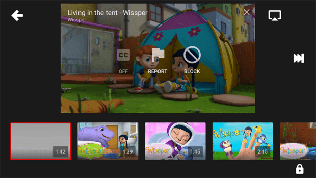 Report and Block Videos YouTube Kids App